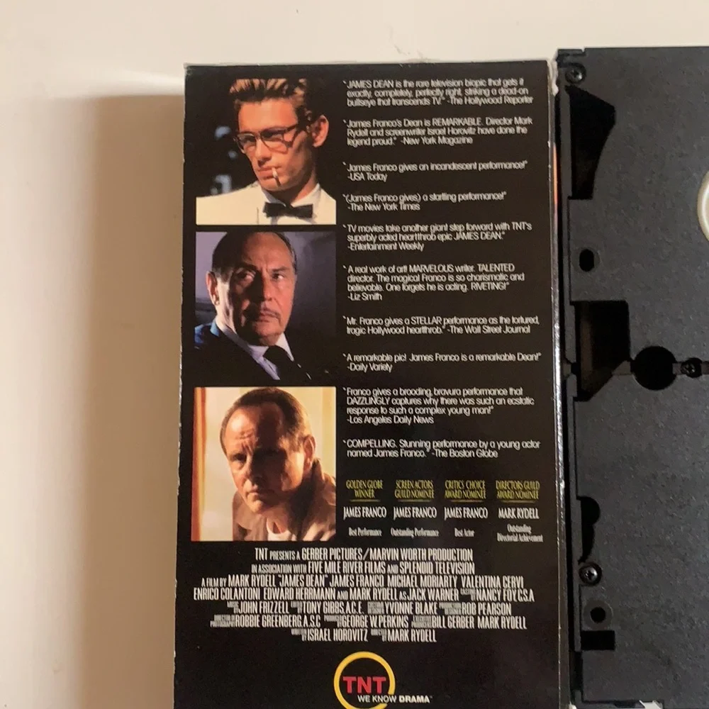 JAMES DEAN VHS. Pre viewed. PREMIER AUGUST 2001